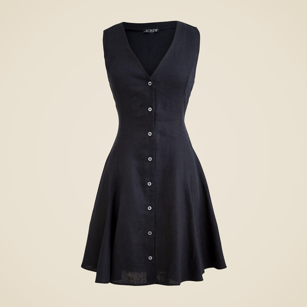 J. Crew Mini Dress in Linen, size 2 TALL - Picture 4 of 5